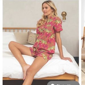 Print fresh shorty pajamas